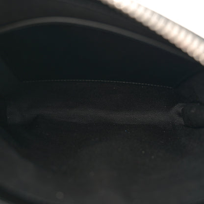 Gucci GG Supreme Monogram Web Small Flat Messenger Bag Black Grey 5 of 10