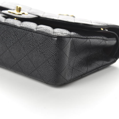 Chanel Caviar Quilted Medium Double Flap Black 7 of 11