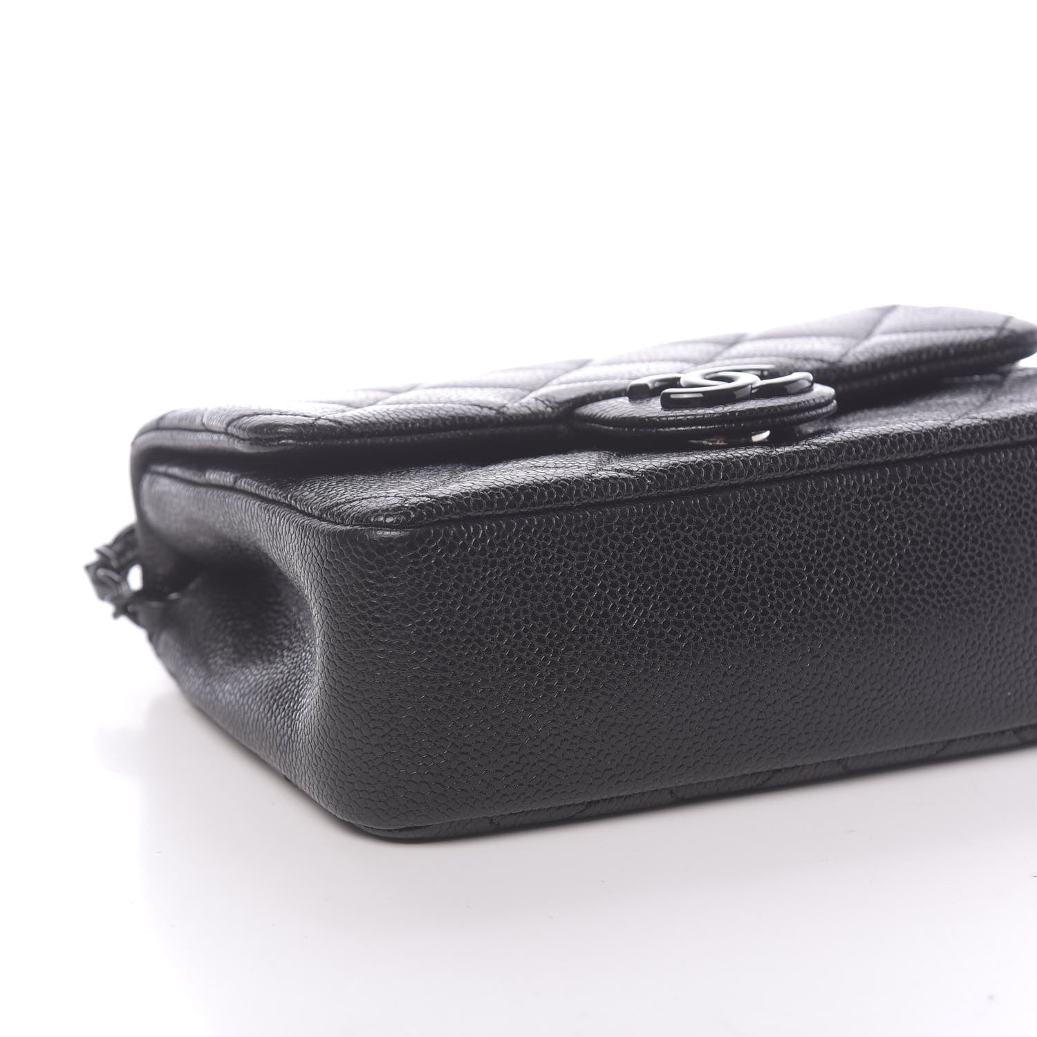 Chanel Caviar Quilted Incognito Mini Square Flap Black 8 of 11