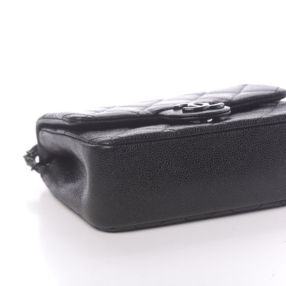 Chanel Caviar Quilted Incognito Mini Square Flap Black 8 of 11