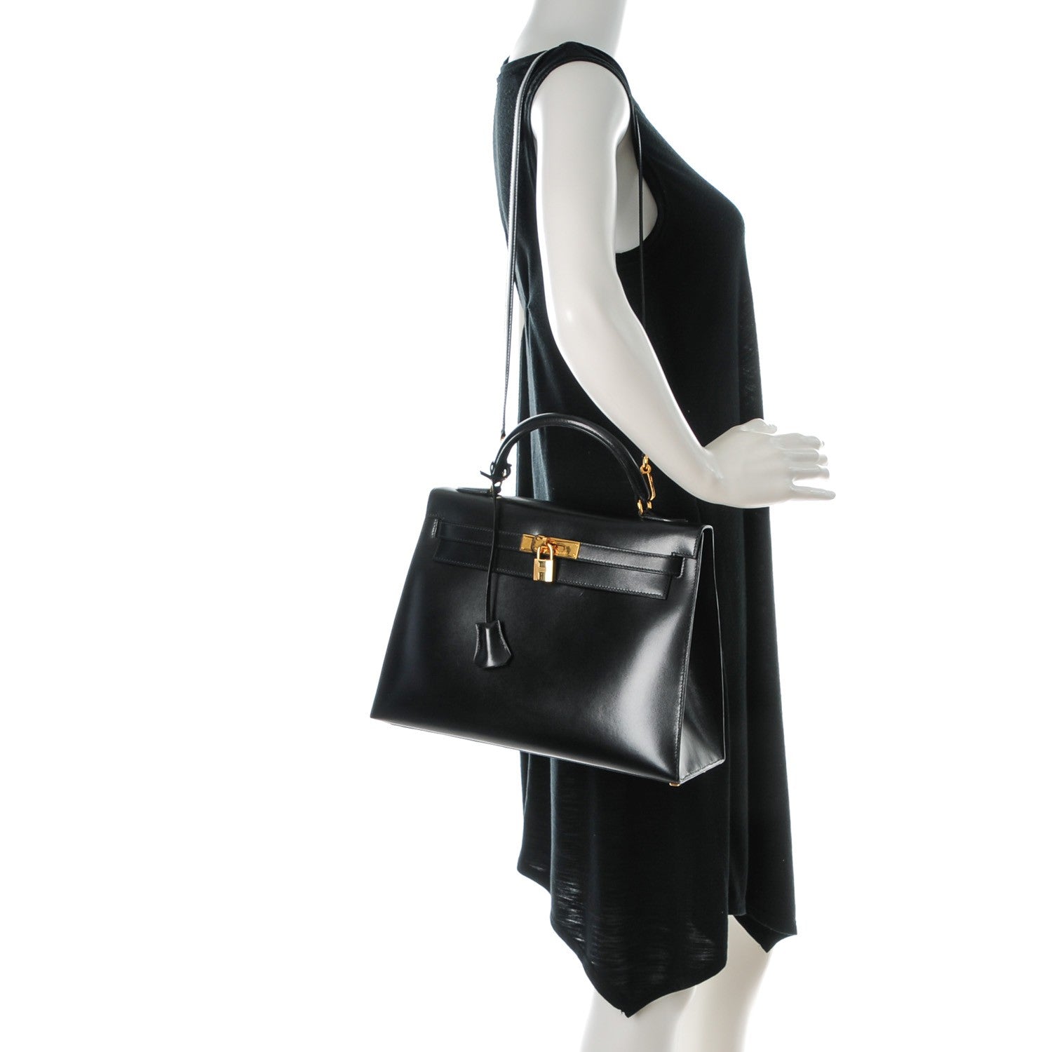 Hermes Box Kelly Sellier 32 Black 2 of 25