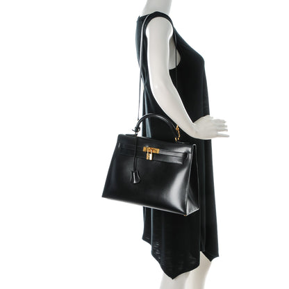 Hermes Box Kelly Sellier 32 Black 2 of 25