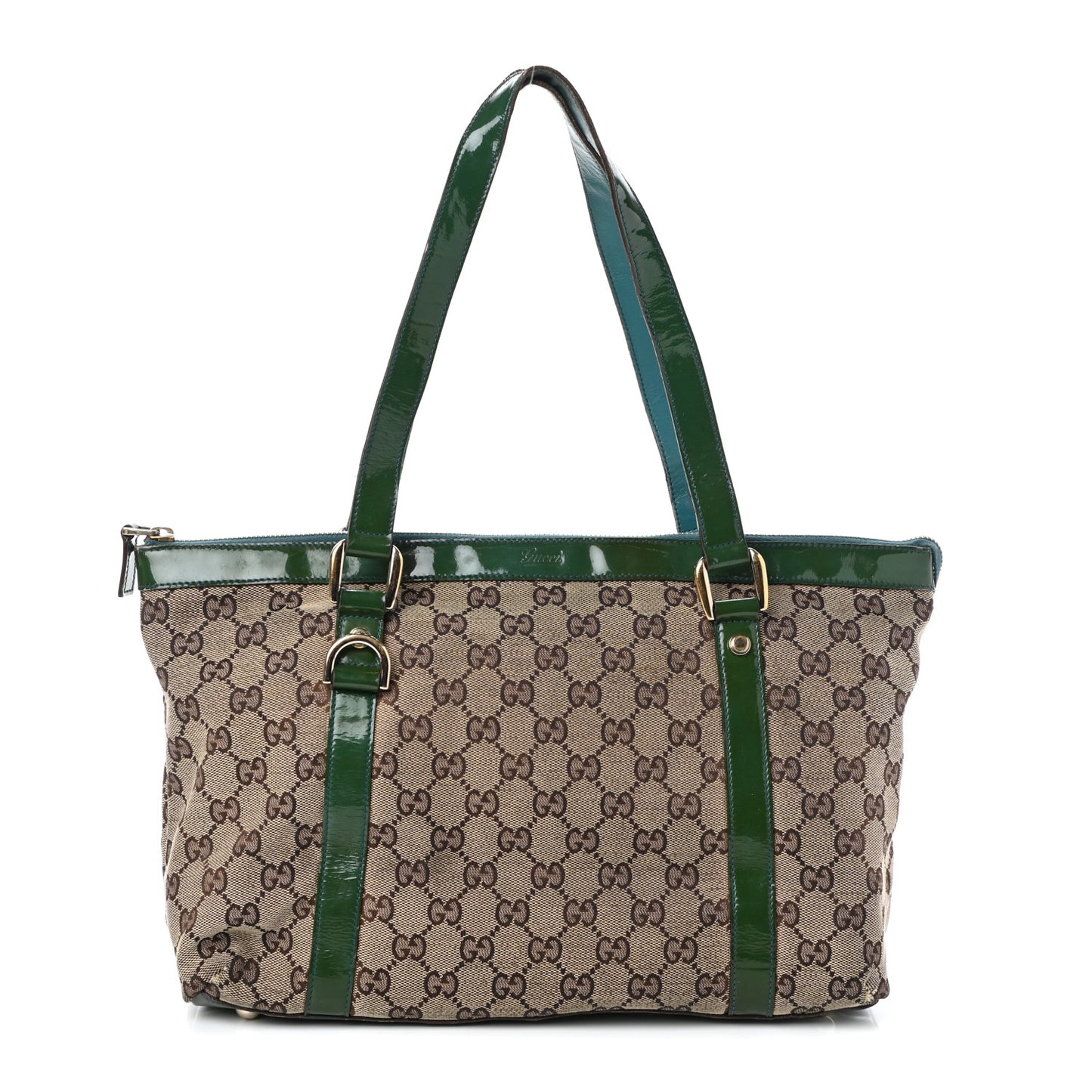Monogram Medium Abbey Tote Green