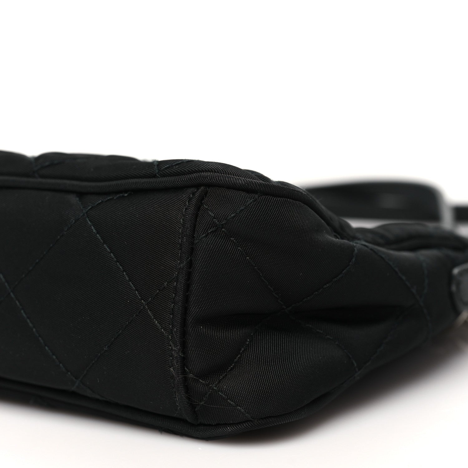 Prada Nylon Tessuto Impuntu Quilted Crossbody Bag Black 10 of 10