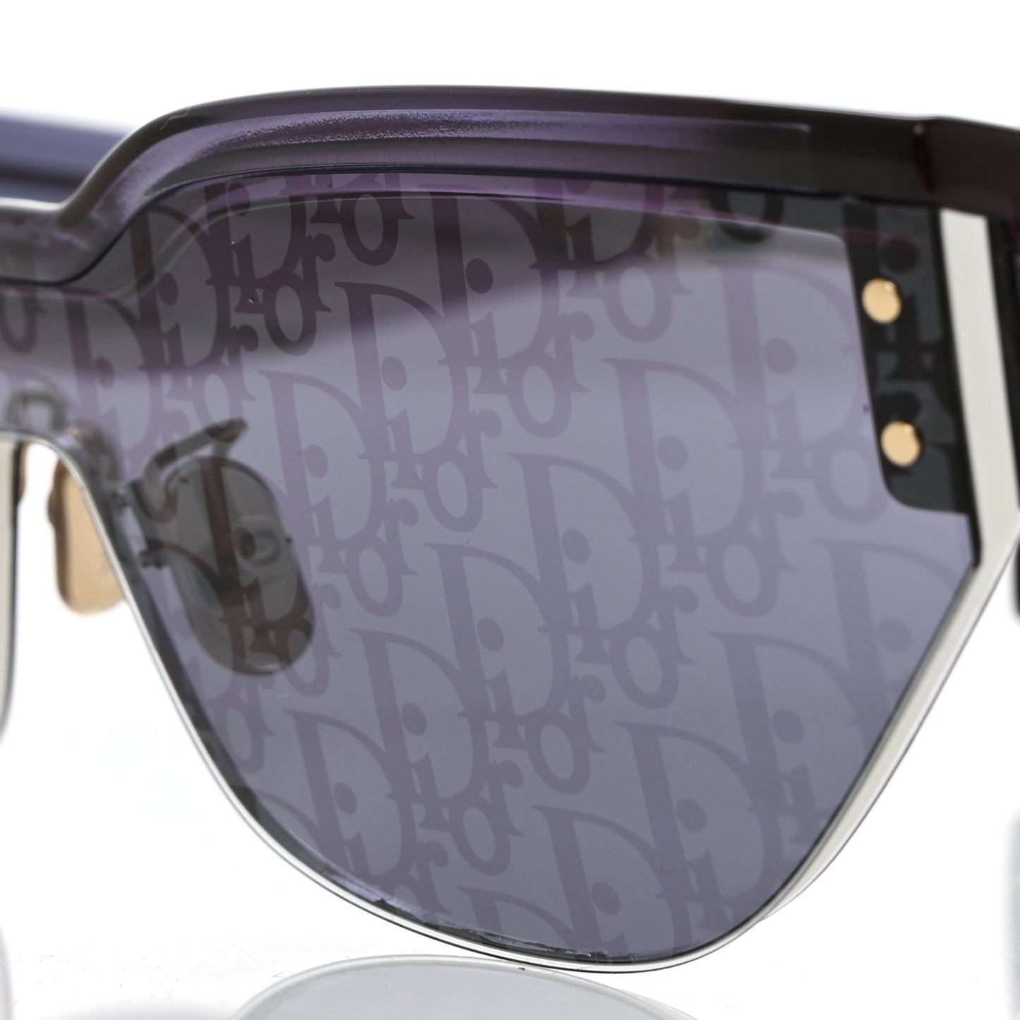 Acetate Oblique DiorClub M3U Cat Eye Mask Sunglasses Shiny Blue