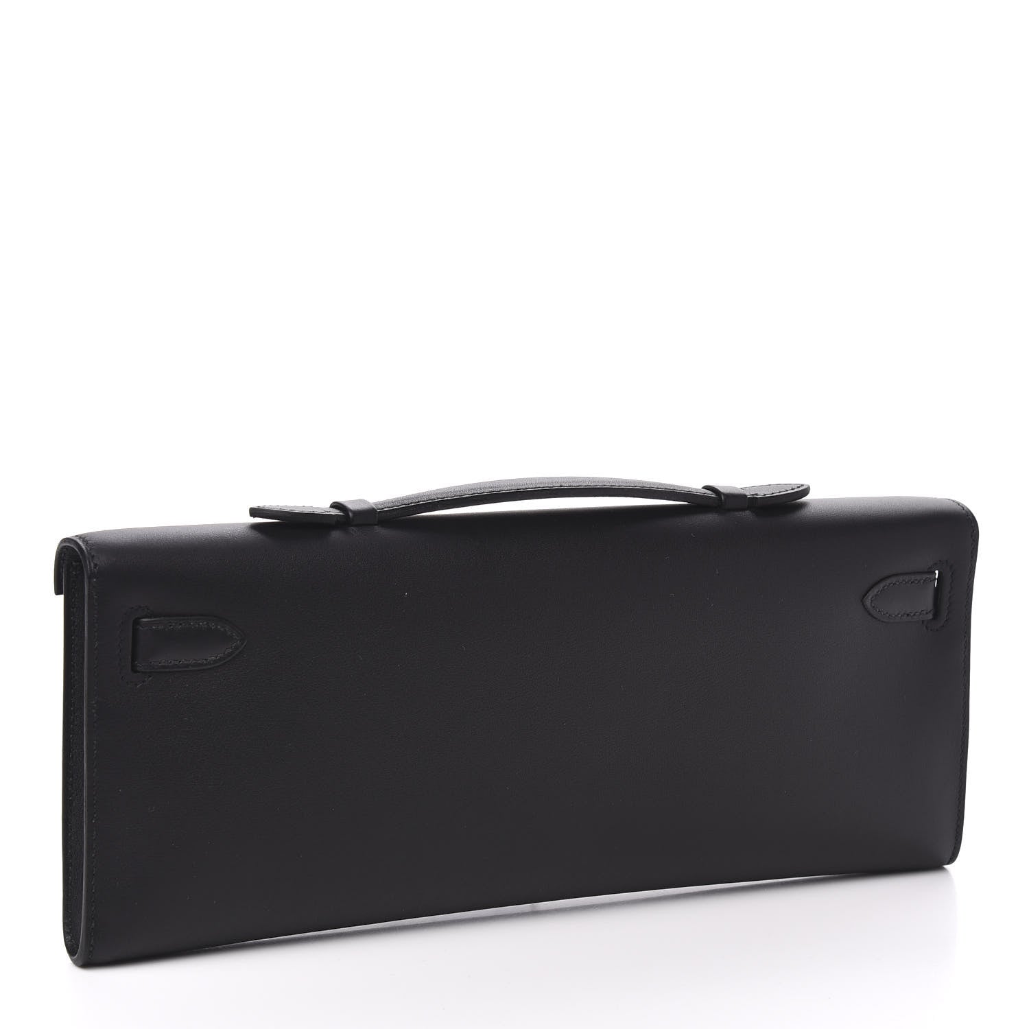 Hermes Swift Kelly Cut Clutch Pochette Black 3 of 9
