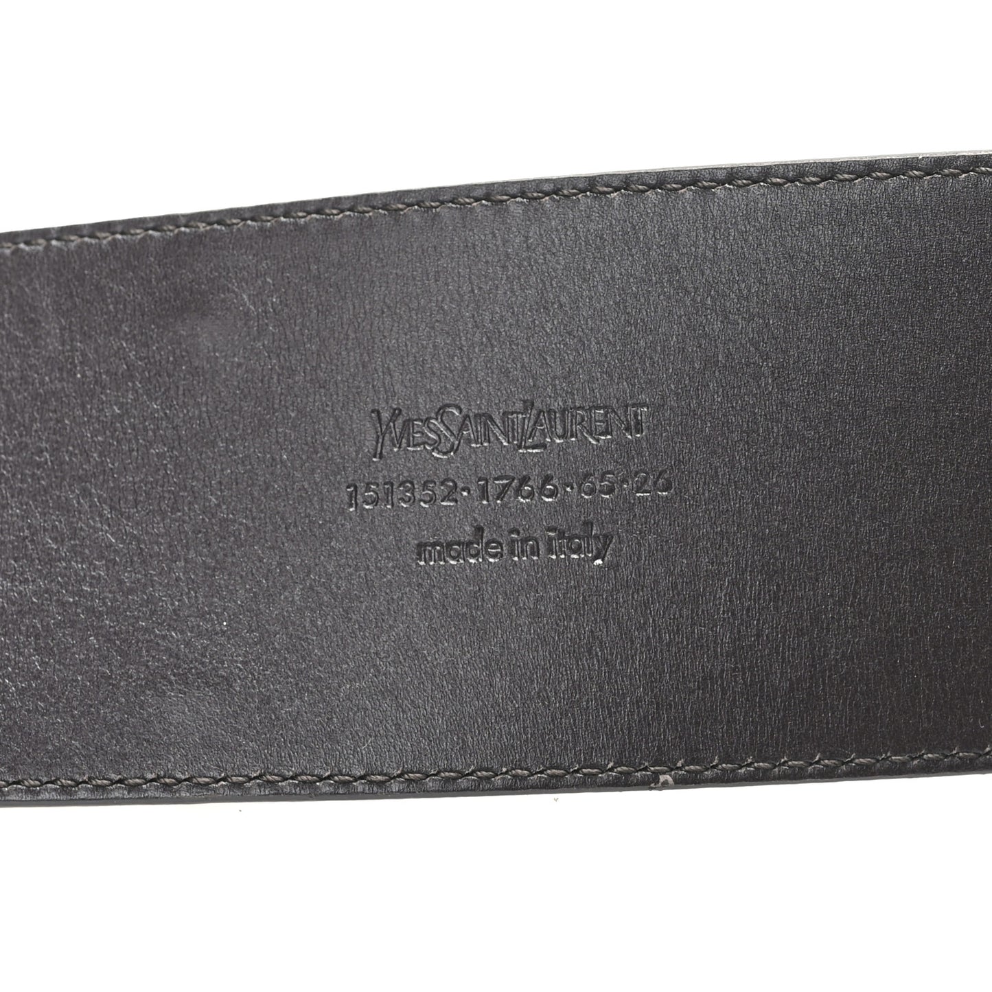 Metallic Calfskin Square Buckle Wide Belt 65 26 Gold