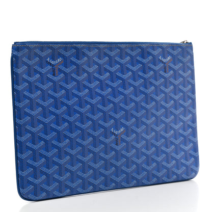 Goyard Goyardine Senat Pochette MM Sky Blue 3 of 8