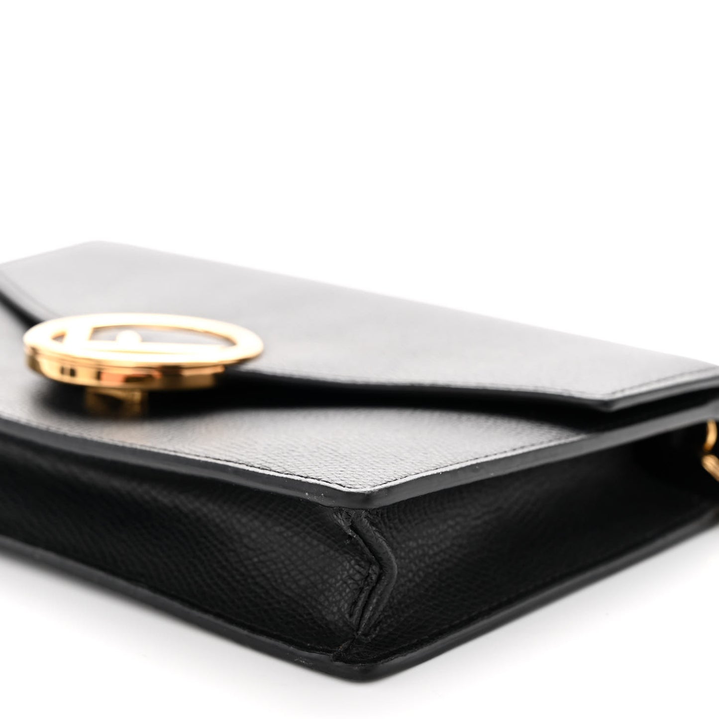 Vitello Cruise F is Fendi Medium Envelope Wallet on Chain Black