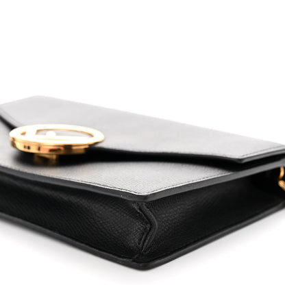 Fendi Vitello Cruise F is Fendi Medium Envelope Wallet on Chain Black 8 of 8