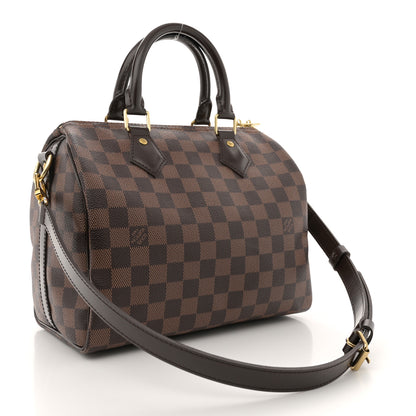 Louis Vuitton Damier Ebene Speedy Bandouliere 25 3 of 10