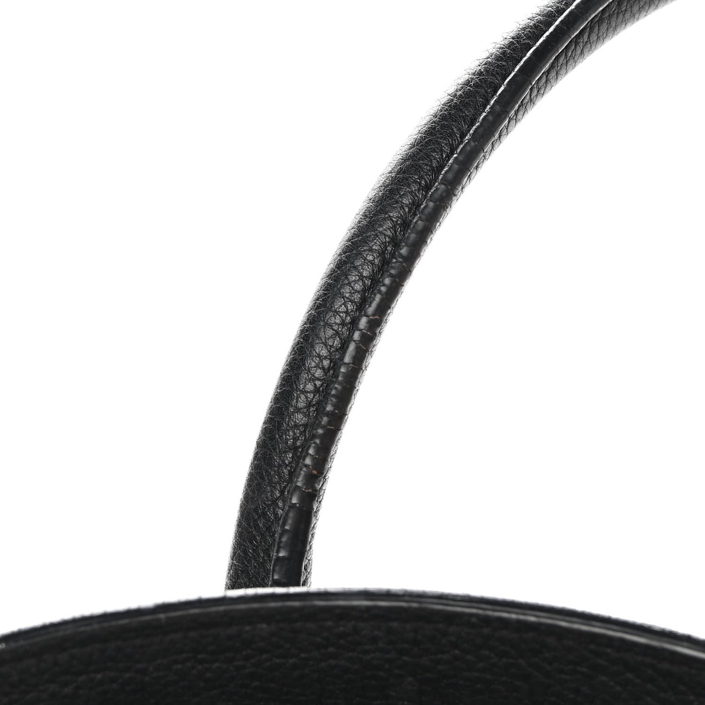 Grained Calfskin Medium Souple Sac De Jour Black