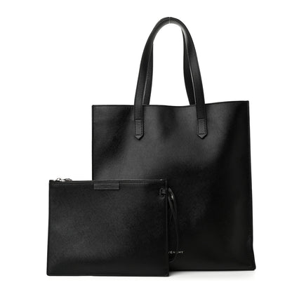 Givenchy Textured Coated Canvas Medium Stargate Shopper Tote Black 1 of 10