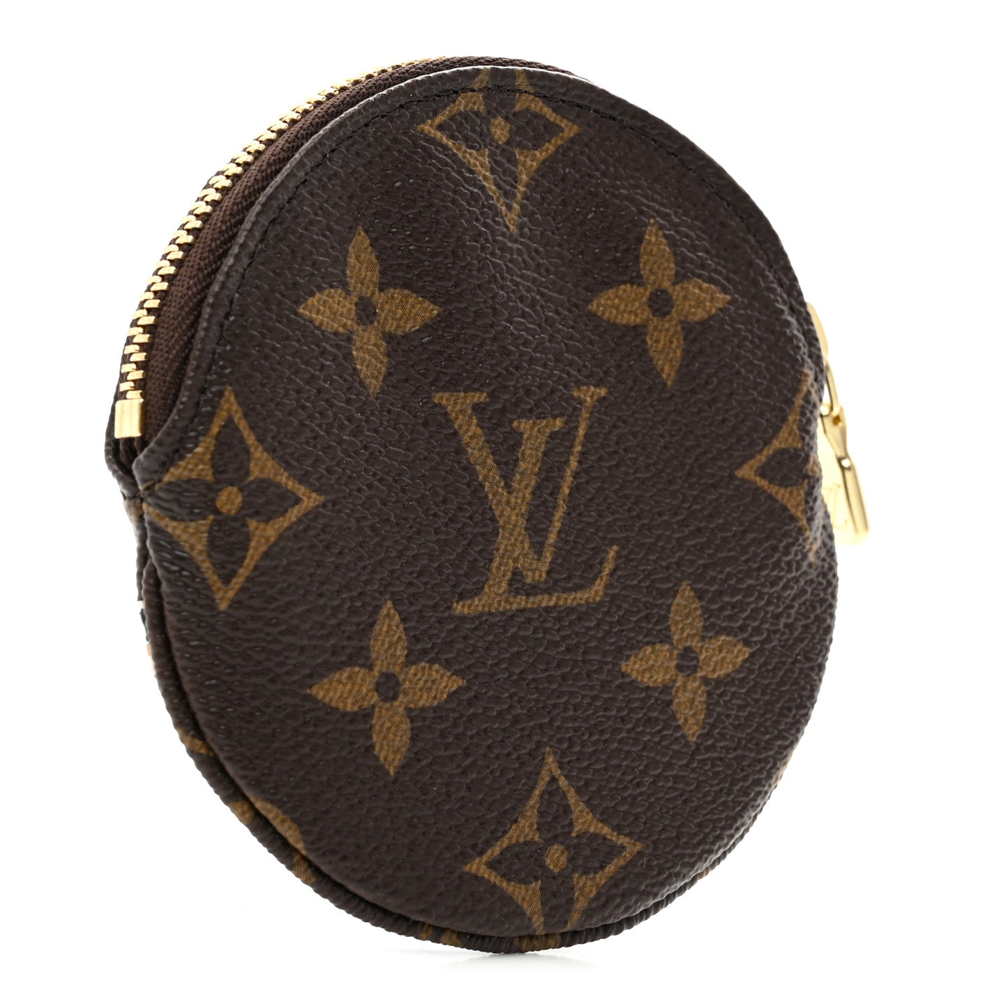 Monogram 2019 Christmas Animation Round Coin Purse Blue