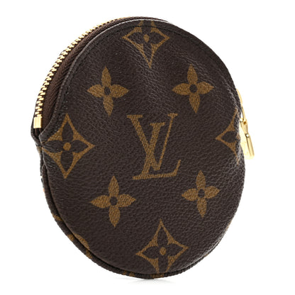 Louis Vuitton Monogram 2019 Christmas Animation Round Coin Purse Blue 3 of 7