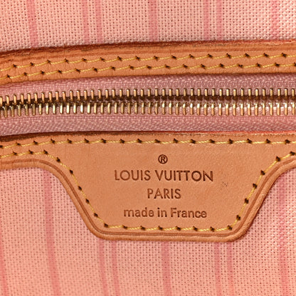 Louis Vuitton Damier Azur Neo Neverfull GM Rose Ballerine 7 of 10