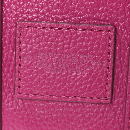 Marc Jacobs Grained Calfskin Mini The Tote Bag Lipstick Pink 6 of 10