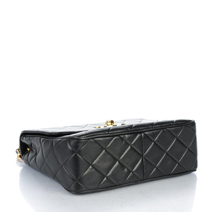 Chanel Lambskin Quilted Medium Single Flap Black 4 of 10