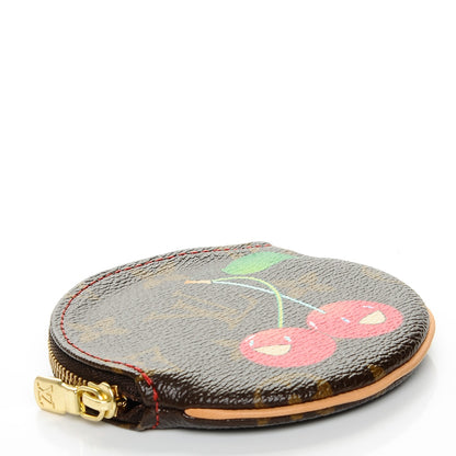 Louis Vuitton Monogram Cerises Round Coin Purse 4 of 6