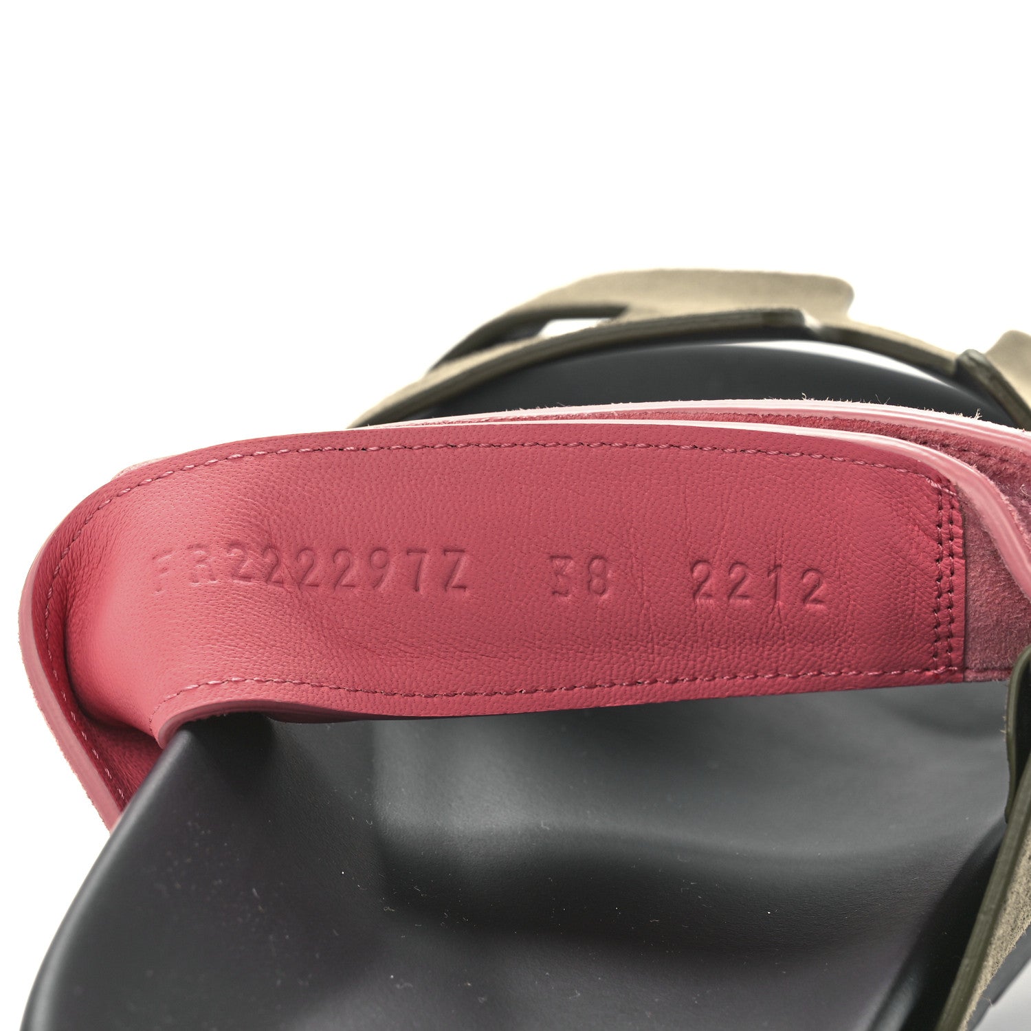 Hermes Suede Goatskin Womens Chypre Sandals 38 Toundra Rose Du Desert 8 of 9