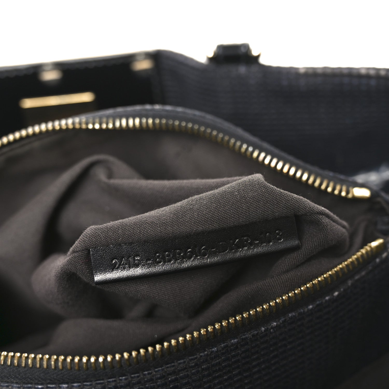 Fendi Canvas Mia Tote Black 7 of 10