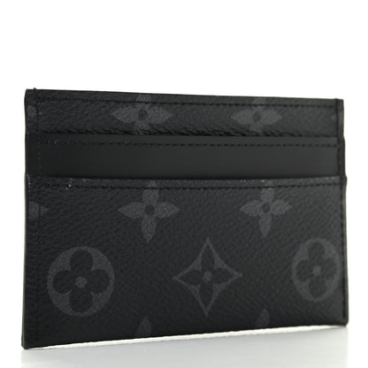 Louis Vuitton Monogram Eclipse Porte-Cartes Double Card Holder 3 of 7