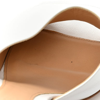 Bottega Veneta Lambskin Stretch Mule Sandals 40 Optic White 8 of 11