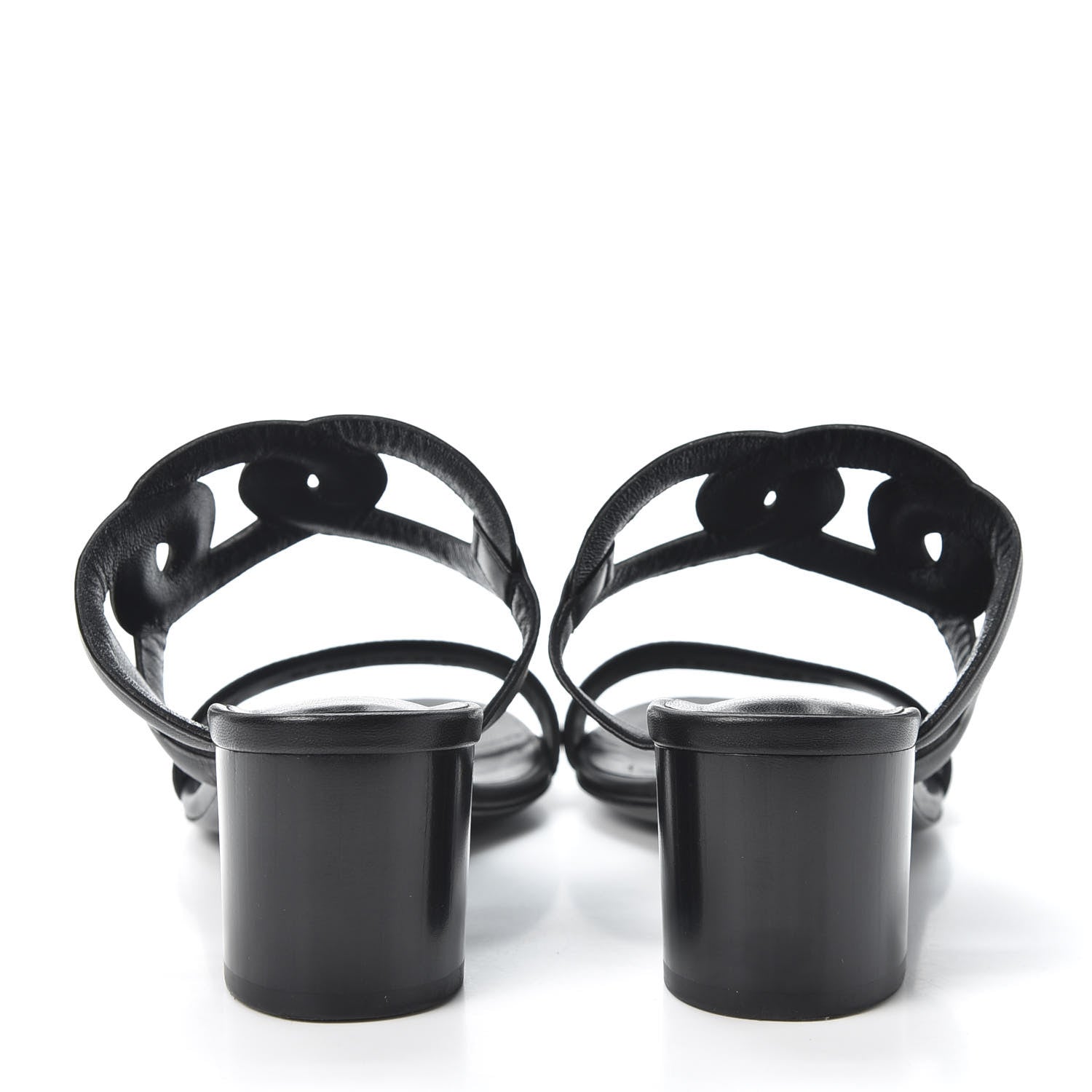 Hermes Nappa Bikini Sandals 36.5 Black 6 of 10