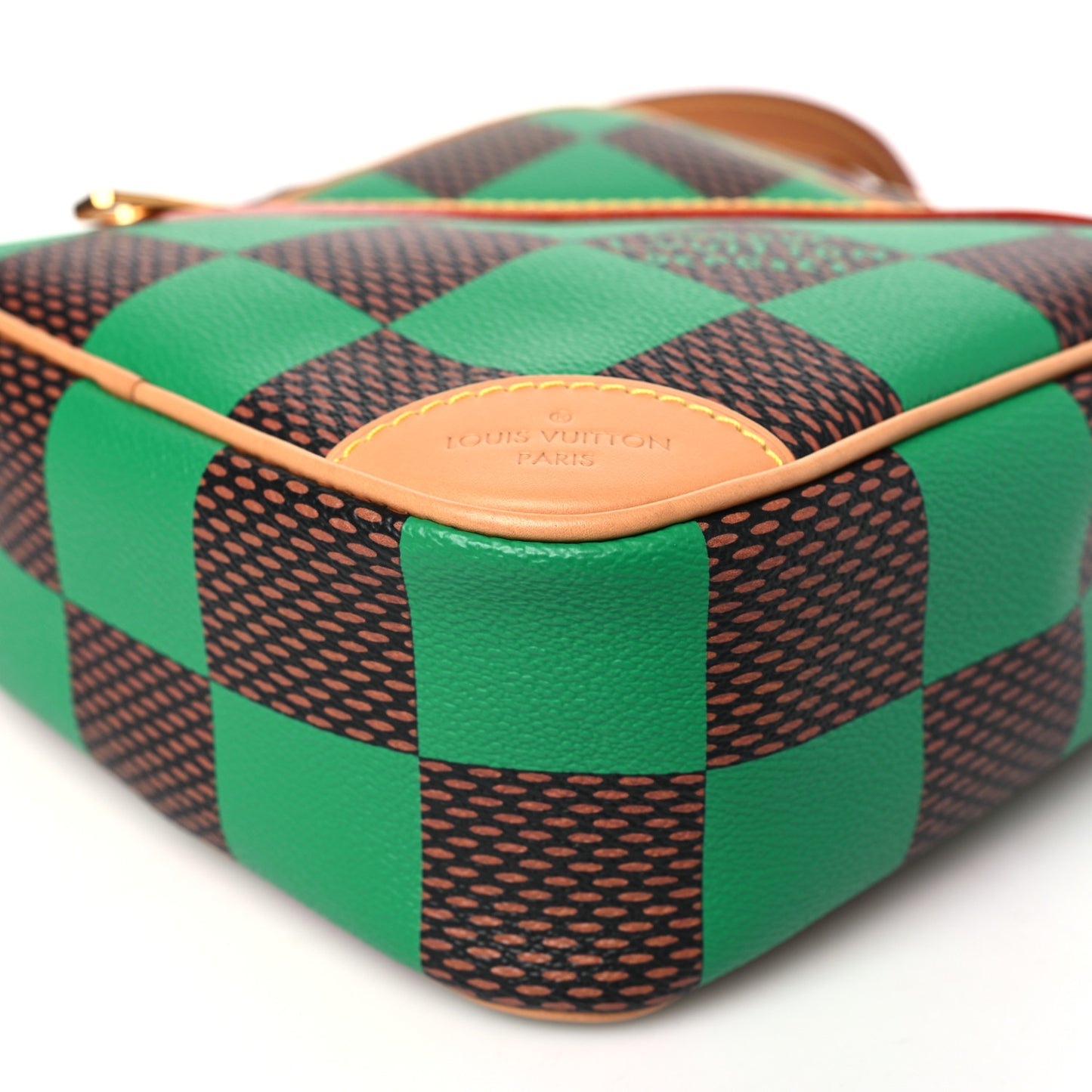 Damier Pop Chess Messenger Green