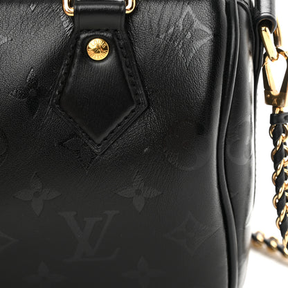 Louis Vuitton Monogram Ink Speedy BB Black 12 of 13