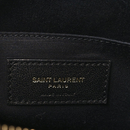 Saint Laurent Velvet Matelasse Monogram Lou Camera Bag Black 6 of 9