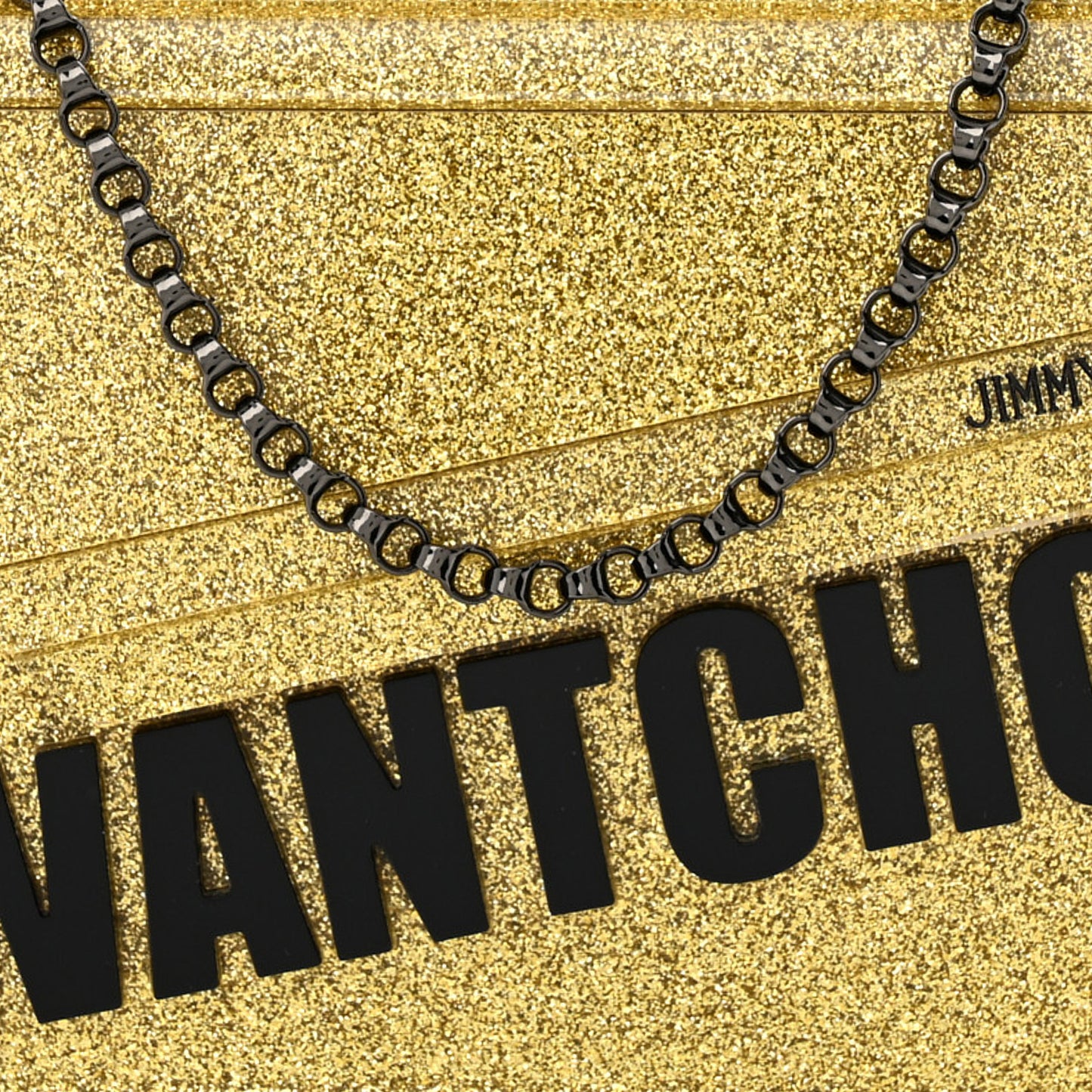 Acrylic Glitter I Want Choo Gold