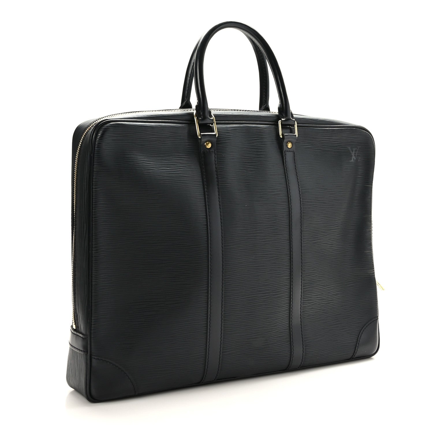 Louis Vuitton Epi Porte-Documents Voyage Briefcase Black 3 of 9