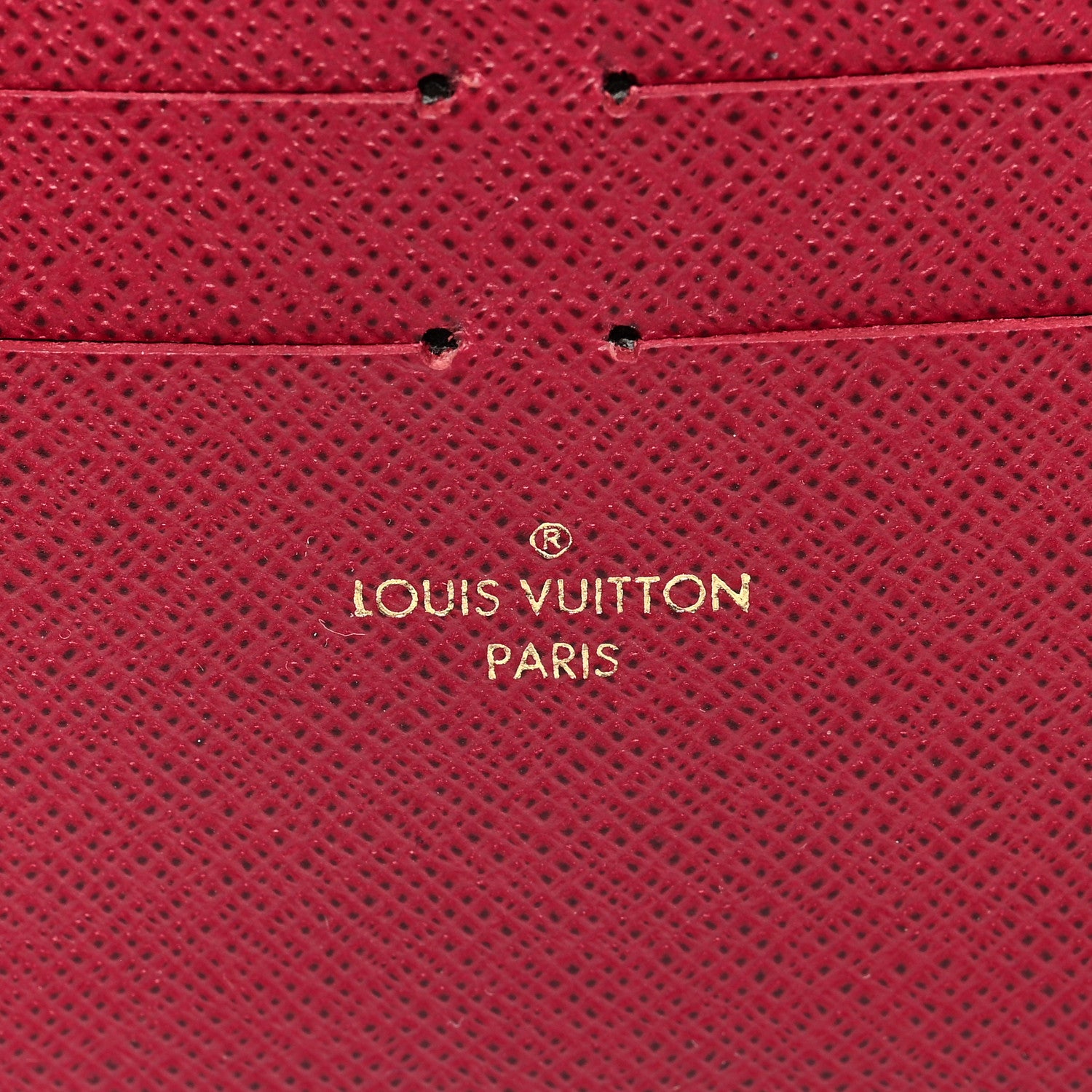Louis Vuitton Calfskin Felicie Card Holder Insert Fuchsia 6 of 6