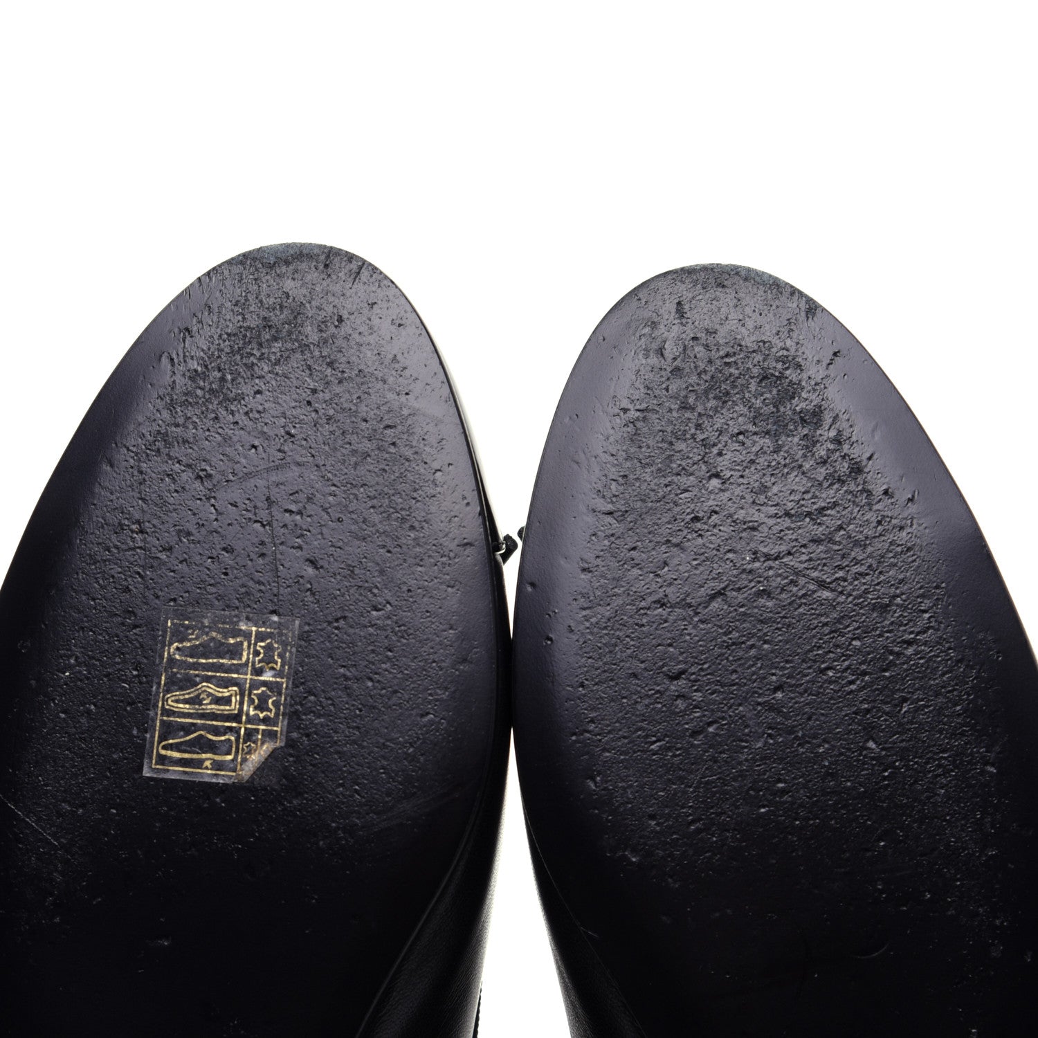 Chanel Lambskin Patent Calfskin CC Cap Toe Ballerina Flats 36 Black 11 of 14