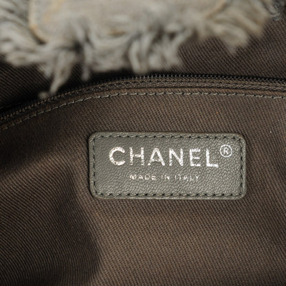 Chanel Canvas Large Graffiti Tote Grey 6 of 7