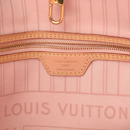 Louis Vuitton Damier Azur Tahitienne Neverfull MM 6 of 14