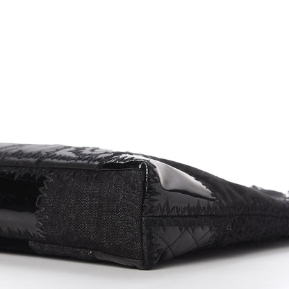 Chanel Tweed Patchwork Tote Black 7 of 10