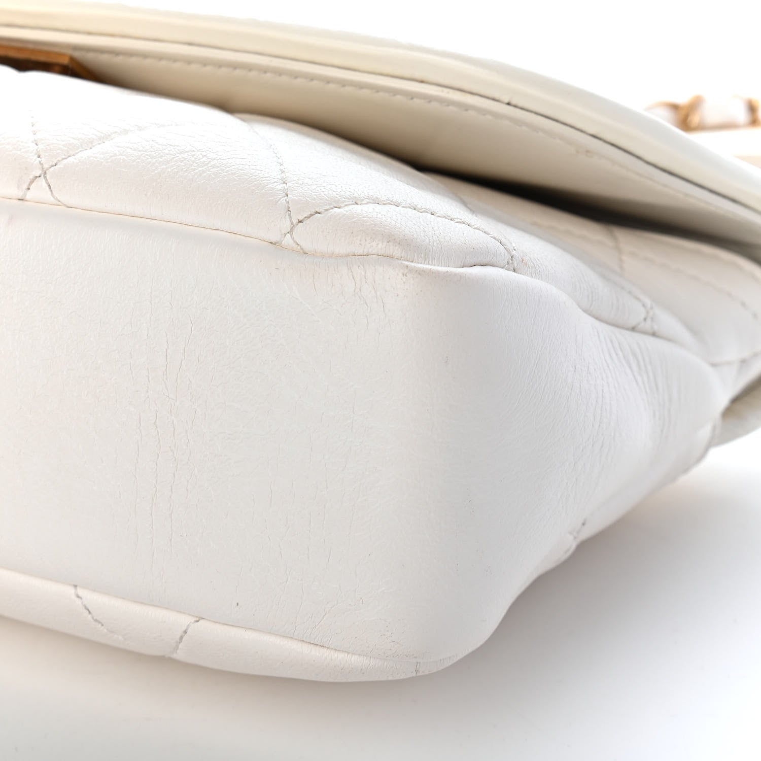 Chanel Lambskin Quilted Small La Parisienne Top Handle Flap White 8 of 10