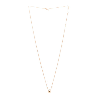 Chanel 18K Beige Gold Coco Crush Round Pendant Necklace 3 of 5