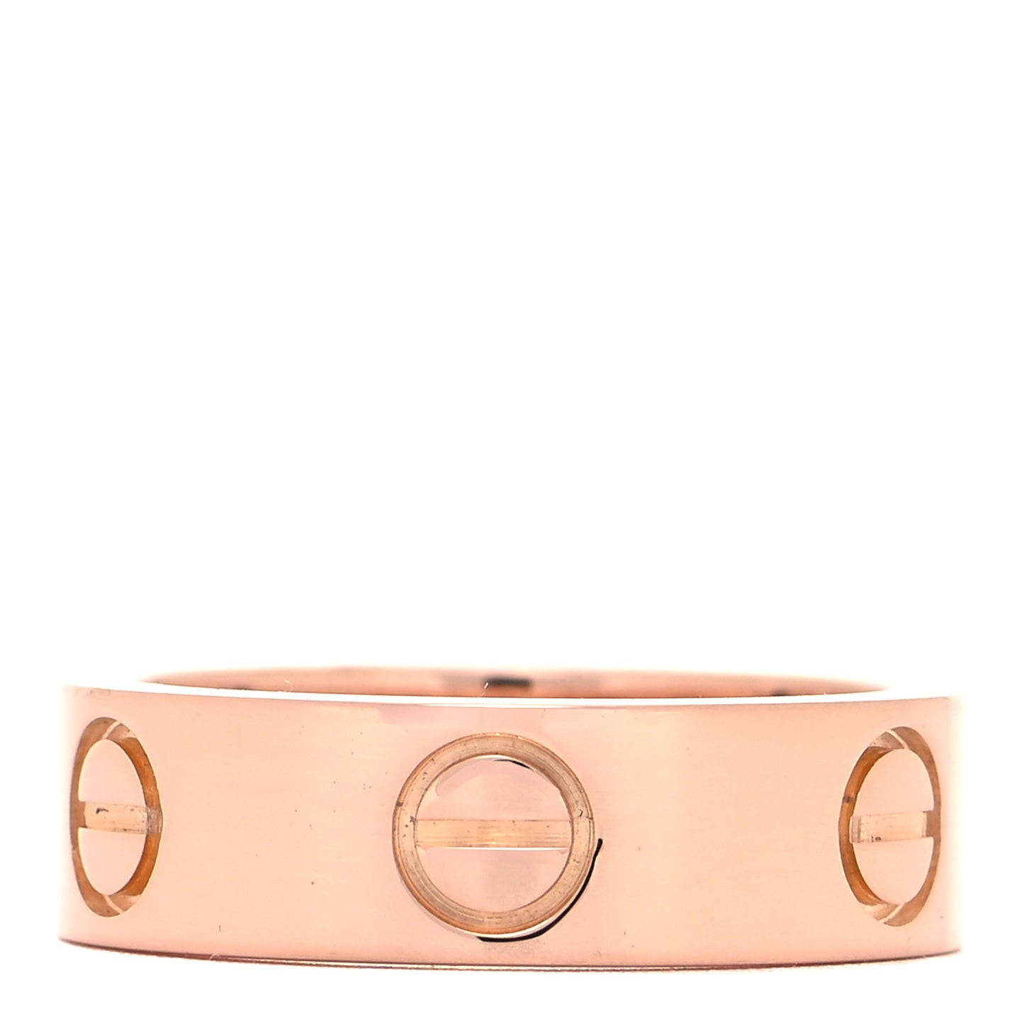 18K Pink Gold 5.5mm LOVE Ring 50 5.25
