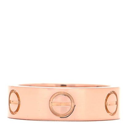Cartier 18K Pink Gold 5.5mm LOVE Ring 50 5.25 3 of 4