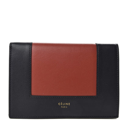 Celine Smooth Lambskin Medium Frame Multifunction Wallet Dark Navy Claycourt 1 of 9
