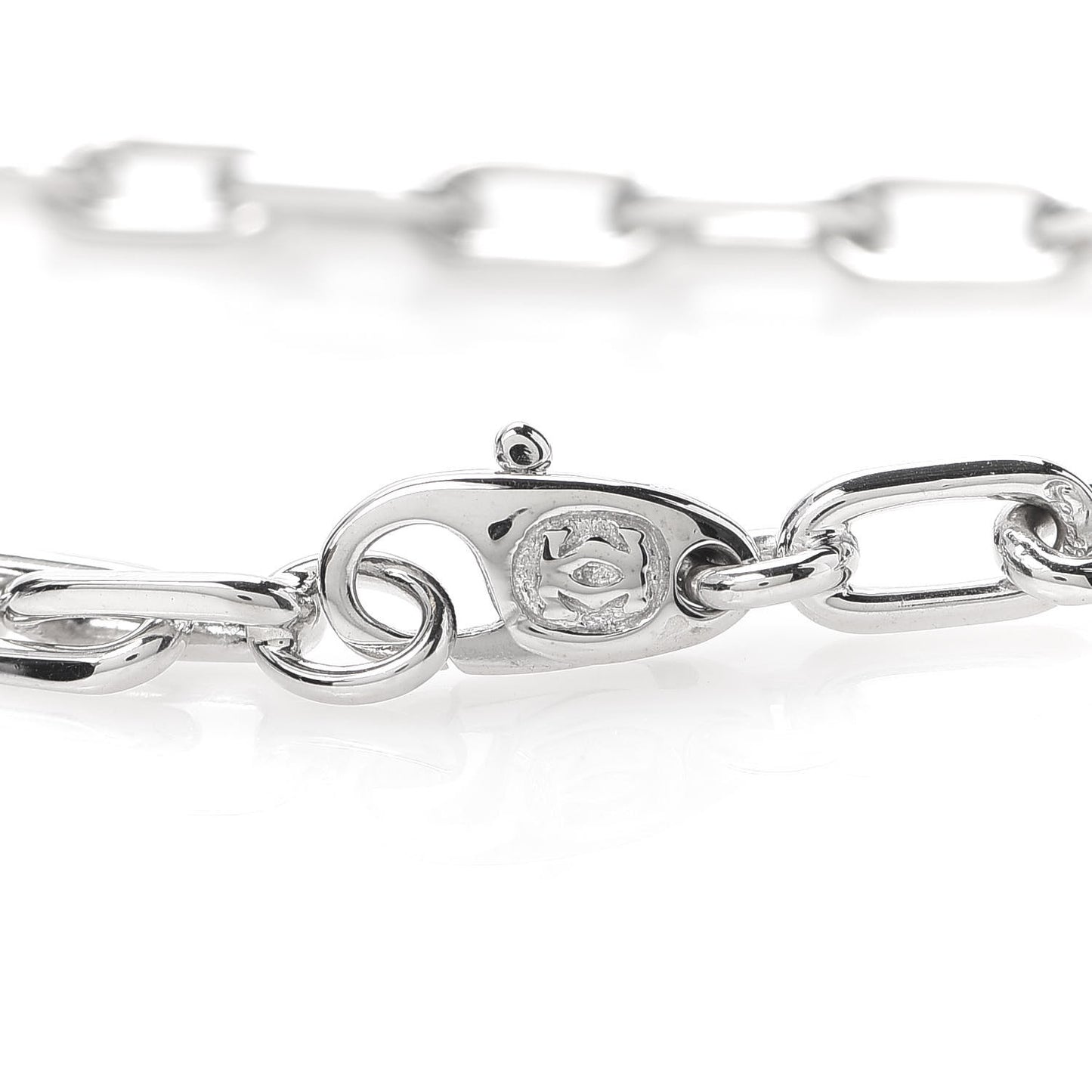18K White Gold Spartacus Chain Bracelet