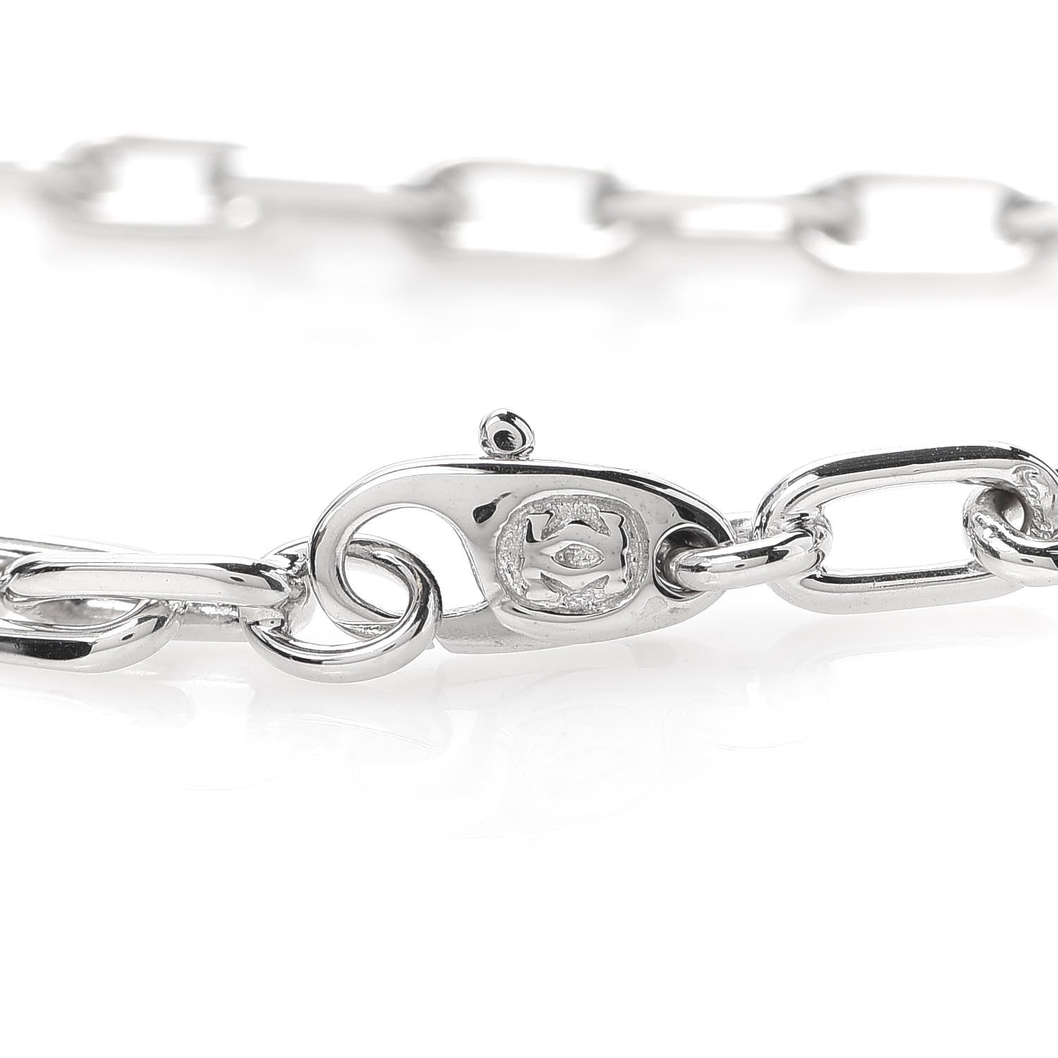 Cartier 18K White Gold Spartacus Chain Bracelet 4 of 5