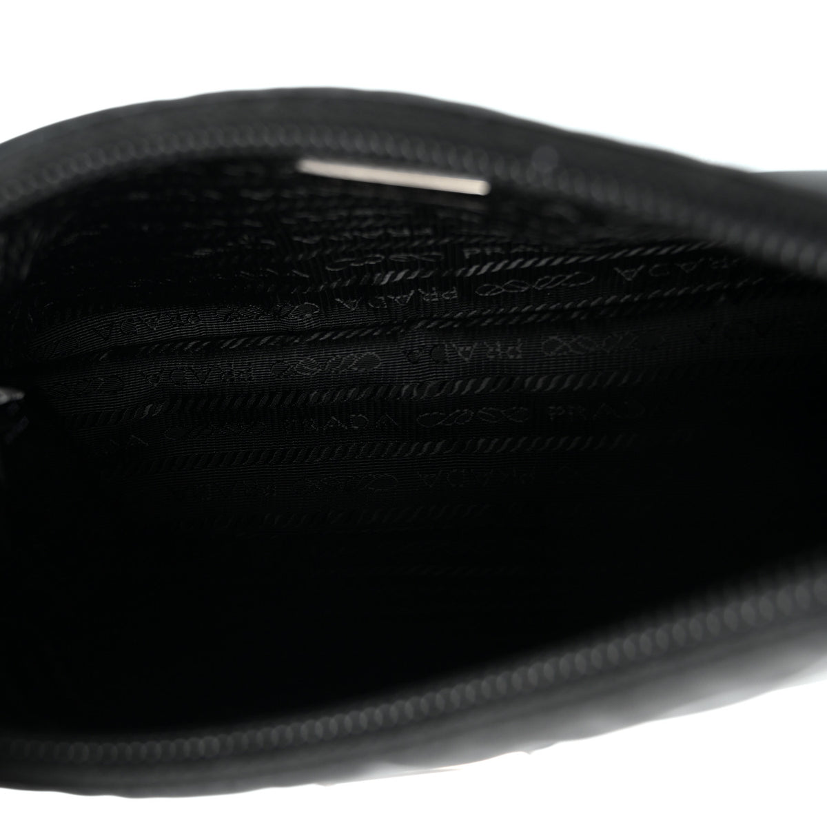 Prada Tessuto Nylon Mini Re-Edition 2000 Bag Black Black 5 of 11