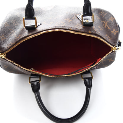 Louis Vuitton Monogram My World Tour Speedy Bandouliere 30 Black 5 of 11