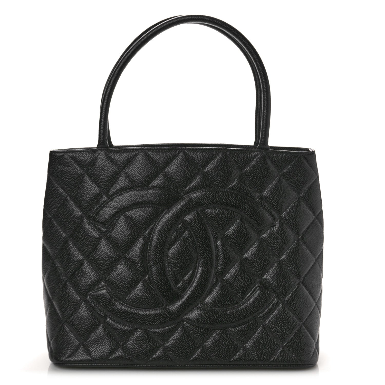 Chanel Caviar Quilted Medallion Tote Black 1 of 10