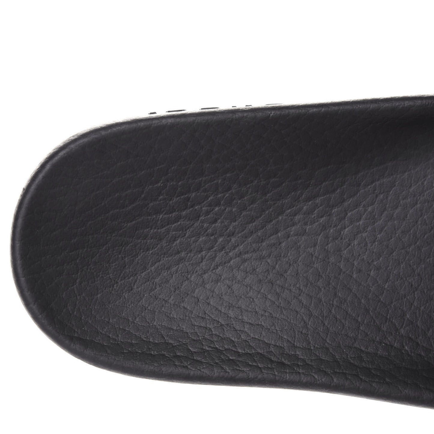 Rubber Womens Logo Slide Sandals 39 Black