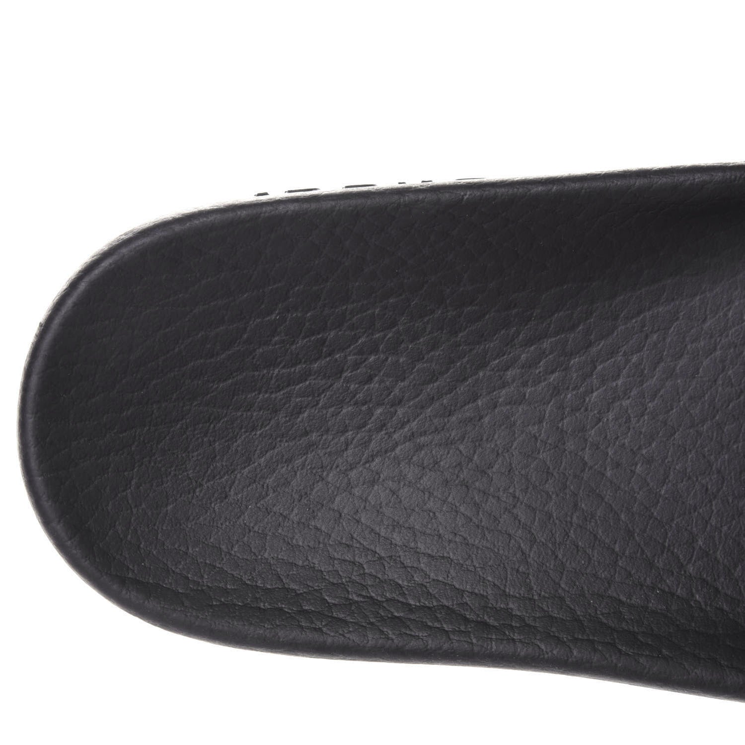 Gucci Rubber Womens Logo Slide Sandals 39 Black 8 of 10